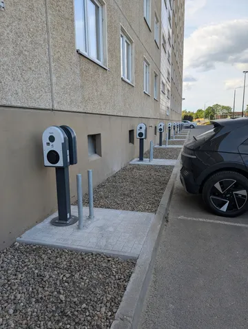 Ladesäulen, die PLANRG geplant und umgesetzt hat