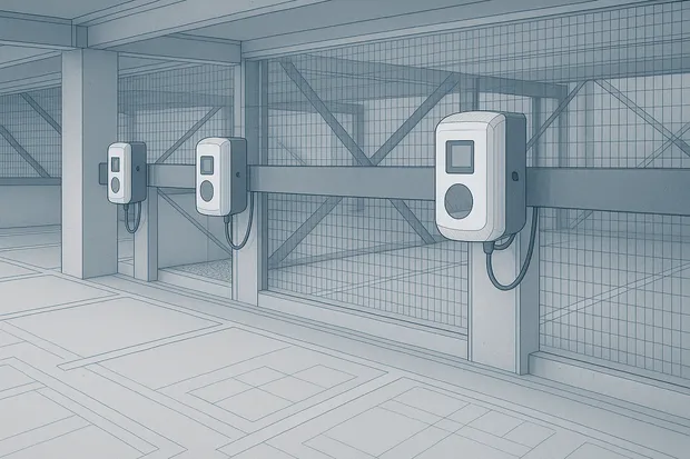 Wallbox als Teil einer Ladeinfrastruktur